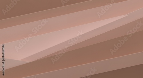 Abstract Beige and Brown Layered Design: A Serene Visual Composition