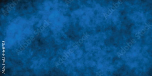 Blue Abstract Cloud Background with Misty and Dreamy Atmosphere


