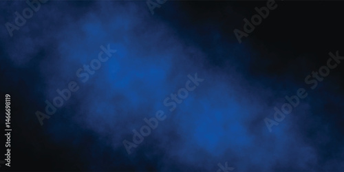 Modern Digital Art Texture with Blue Mist and Dark Vignette

