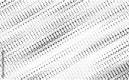 Triangular Halftone Texture Retrowave Vector Geometric Technology Abstract Background. Half Tone Triangles Retro Colored Pattern. Minimal 80s Style Dynamic Tech Structure Wallpaper