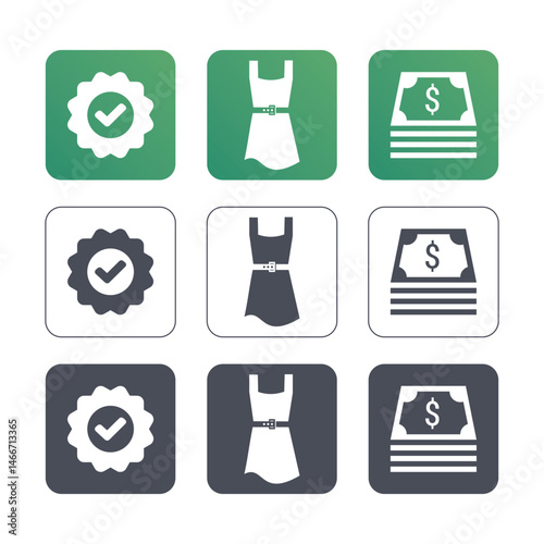 shopping commerce icon. Vector icon illustration. Shopping icon