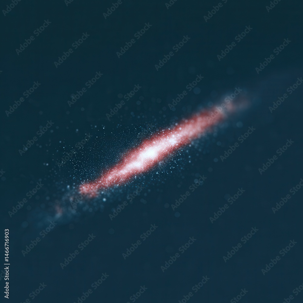 Fototapeta premium Beautiful galactic scene with exploding stars and sharp cosmic patterns