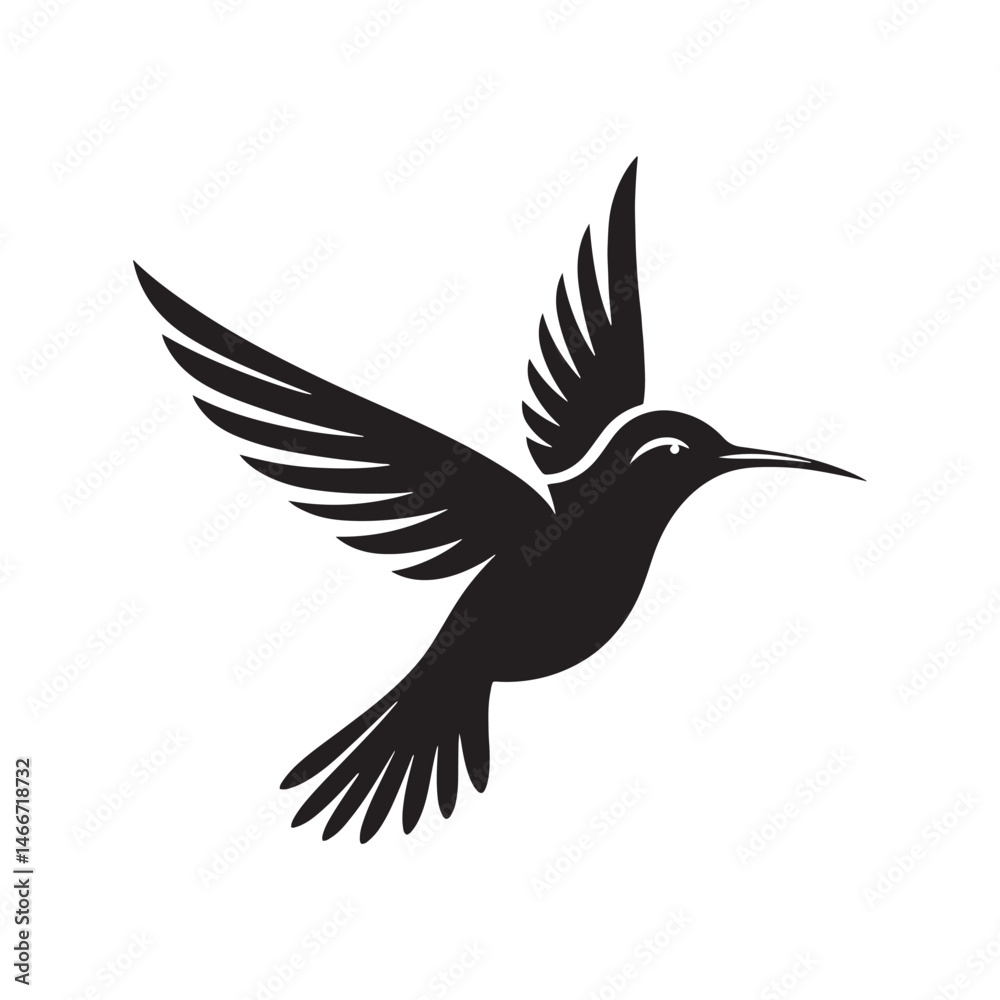 Hummingbird Vector Silhouette, Elegant Avian Design, Delicate Wings in Motion, Nature-Inspired Bird Art, Tiny Bird Illustration, Flying Jewel.
Hummingbird Vector Silhouette, Elegant Avian Design, Delicate Wings in Motion, Nature-Inspired Bird Art, Tiny Bird Illustration, Flying Jewel.