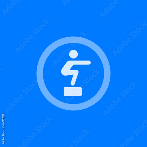 Cross Training Circle Icon