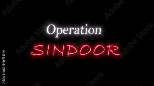 Canvas Print Operation Sindoor India  Pakistan conflict