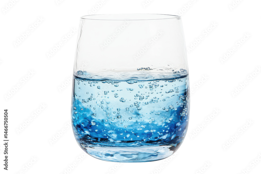 Azure Bubbles A glass filled with shimmering cerulean water effervescent with tiny silver bubbles against a stark white backdrop Azure Bubbles A glass filled with shimmering cerulean water effervescent with tiny silver bubbles against a stark white backdrop