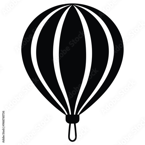 hot air balloon isolated