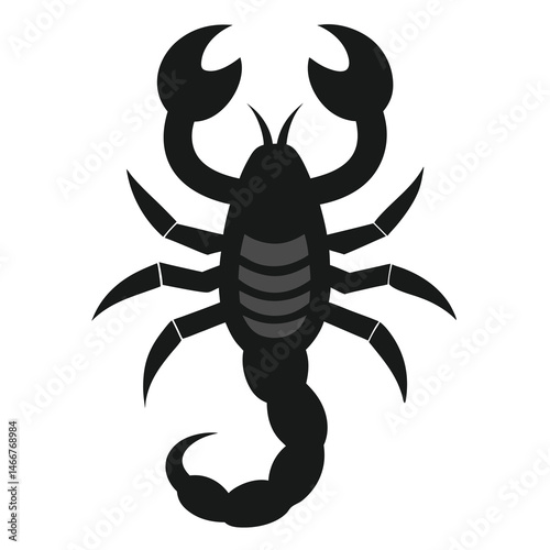 vector scorpion silhouette