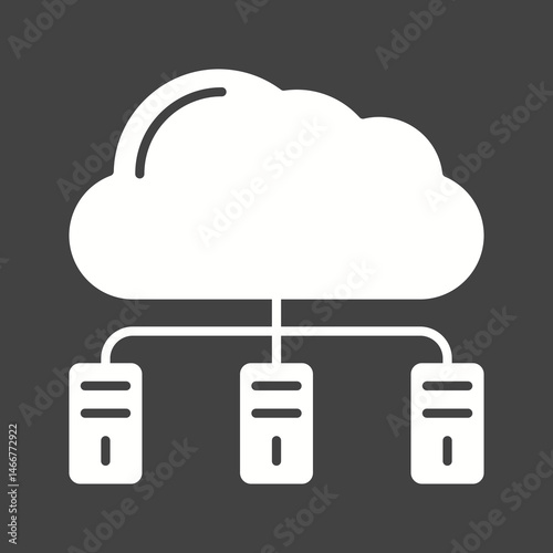 Cloud icon vector image. Suitable for mobile apps, web apps and print media.