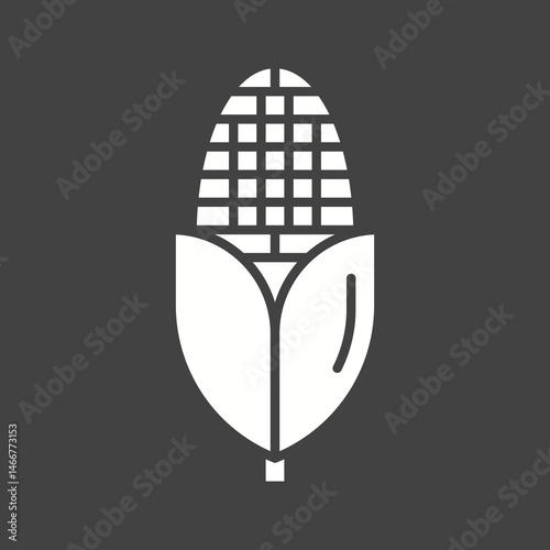 Corn icon vector image. Suitable for mobile apps, web apps and print media.