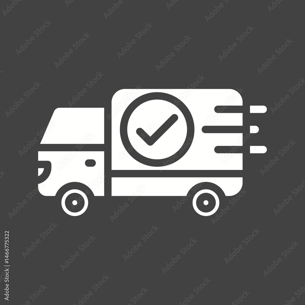 Delivery icon vector image. Suitable for mobile apps, web apps and print media. Delivery icon vector image. Suitable for mobile apps, web apps and print media.