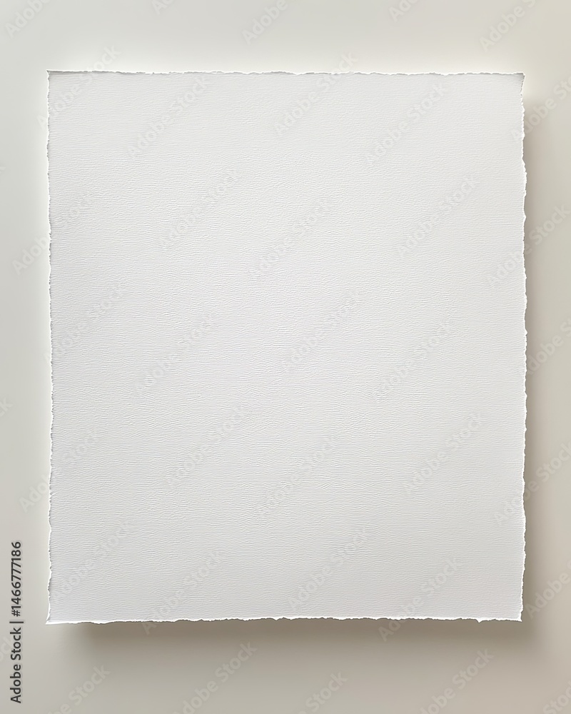 Obraz premium Horizontal cyan banding on white paper from faulty inkjet printer