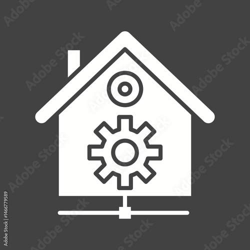 Home Automation icon vector image. Suitable for mobile apps, web apps and print media.