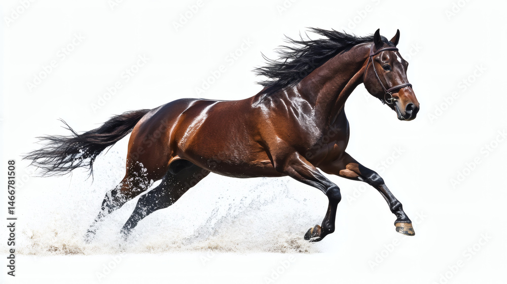 Obraz premium equestrian, equine, horse, mammal, mane, mare, pony, running, silhouette, gallop, head, chestnut, illustration, isolated, portrait, white, wild, animal, black, nature, vector, beautiful, brown, water