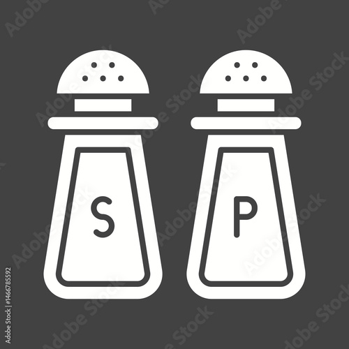 Salt and Pepper icon vector image. Suitable for mobile apps, web apps and print media.