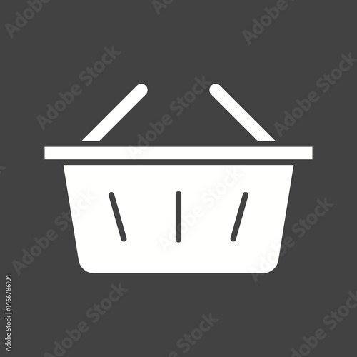 Shopping Basket icon vector image. Suitable for mobile apps, web apps and print media.