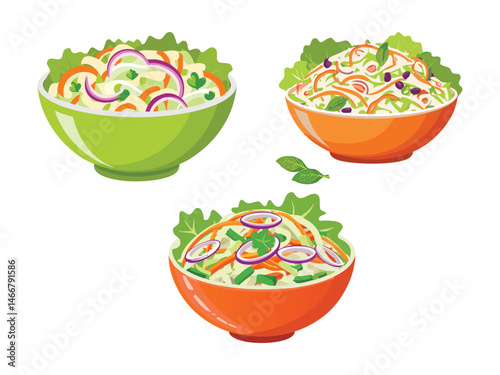 food vector illustration a Coleslaw