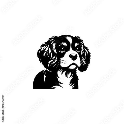 Vector of a puppy