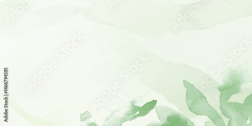 High Resolution Fluid Watercolor Texture with Teal Color Palette for Background, Banner, or Print Media. Abstract watercolor paint background by teal color with liquid fluid texture for background, 