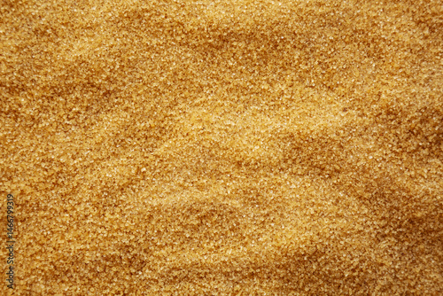 Organic Demerara Sugar, top view.