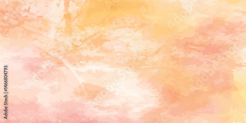 Abstract watercolor paint background by teal color orang and red with liquid fluid texture for background, banner