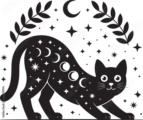 "Purrfect Vibes – Cute Cat Silhouette Design"

"Whiskers & Sass – Funny Cat Illustration"

"Nap King – Lazy Cat Artwork for Cat Lovers"

"Feline Fine – Minimalist Cat Drawing"

"Meow Magic – Adorable 