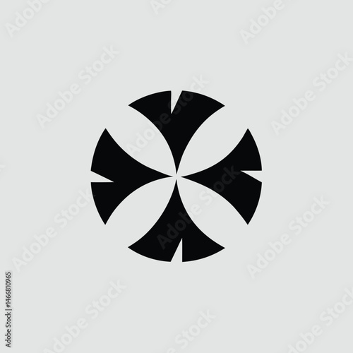 abstract flower logo