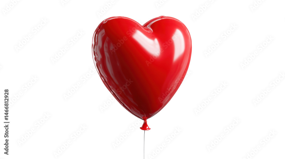 Floating Heart Balloon: A vibrant red heart-shaped balloon, symbolizing love and affection, floats serenely, its glossy surface reflecting the light. Floating Heart Balloon: A vibrant red heart-shaped balloon, symbolizing love and affection, floats serenely, its glossy surface reflecting the light.