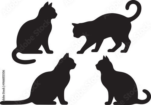 "Purrfect Vibes – Cute Cat Silhouette Design"

"Whiskers & Sass – Funny Cat Illustration"

"Nap King – Lazy Cat Artwork for Cat Lovers"

"Feline Fine – Minimalist Cat Drawing"

"Meow Magic – Adorable 