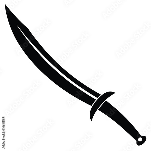sword isolated on white background