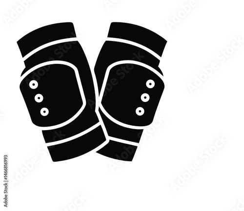 Elbow Pads illustration vector art