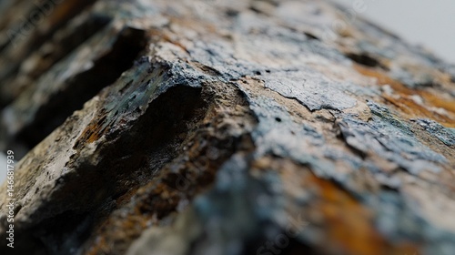 A close-up of a deteriorating bridge, its corroded beams flaking under the weight of time, visually representing the relentless impact of oxidation.  