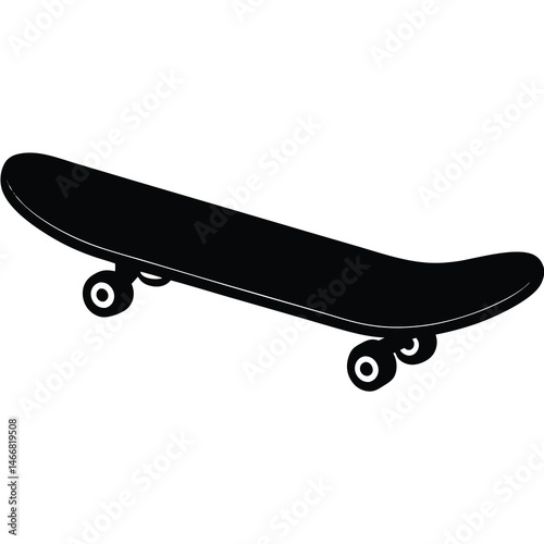 skateboard isolated on white
