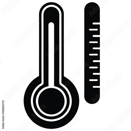 thermometer icon set