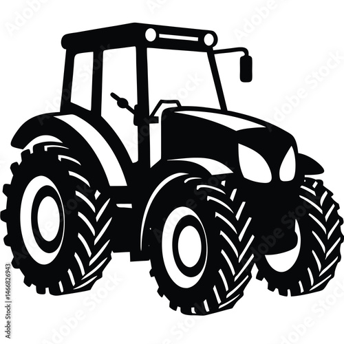 tractor isolated on white background