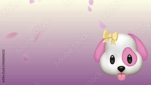 pink candle on a white background