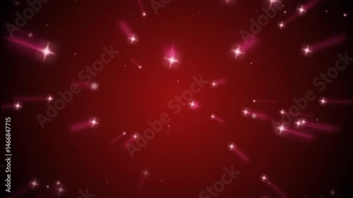 abstract background with red stars