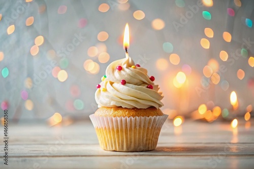 cupcake with candles