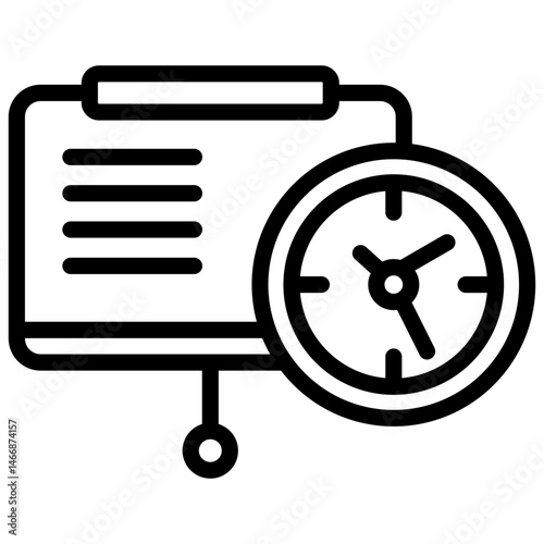 presentation line icon