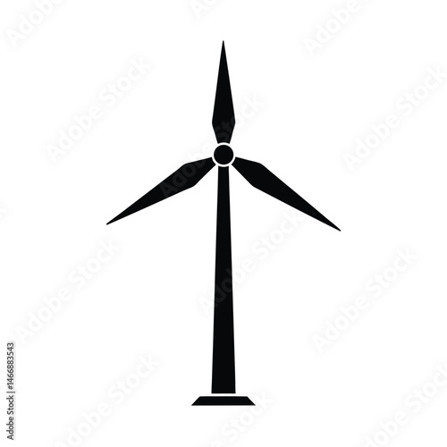 Wind Turbine Blades Vector Art