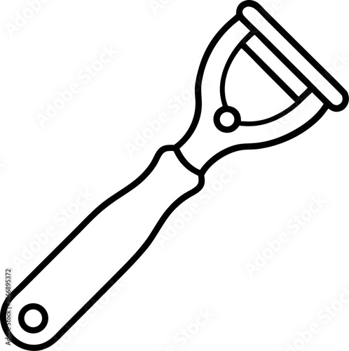 Julienne peeler. Y-peeler