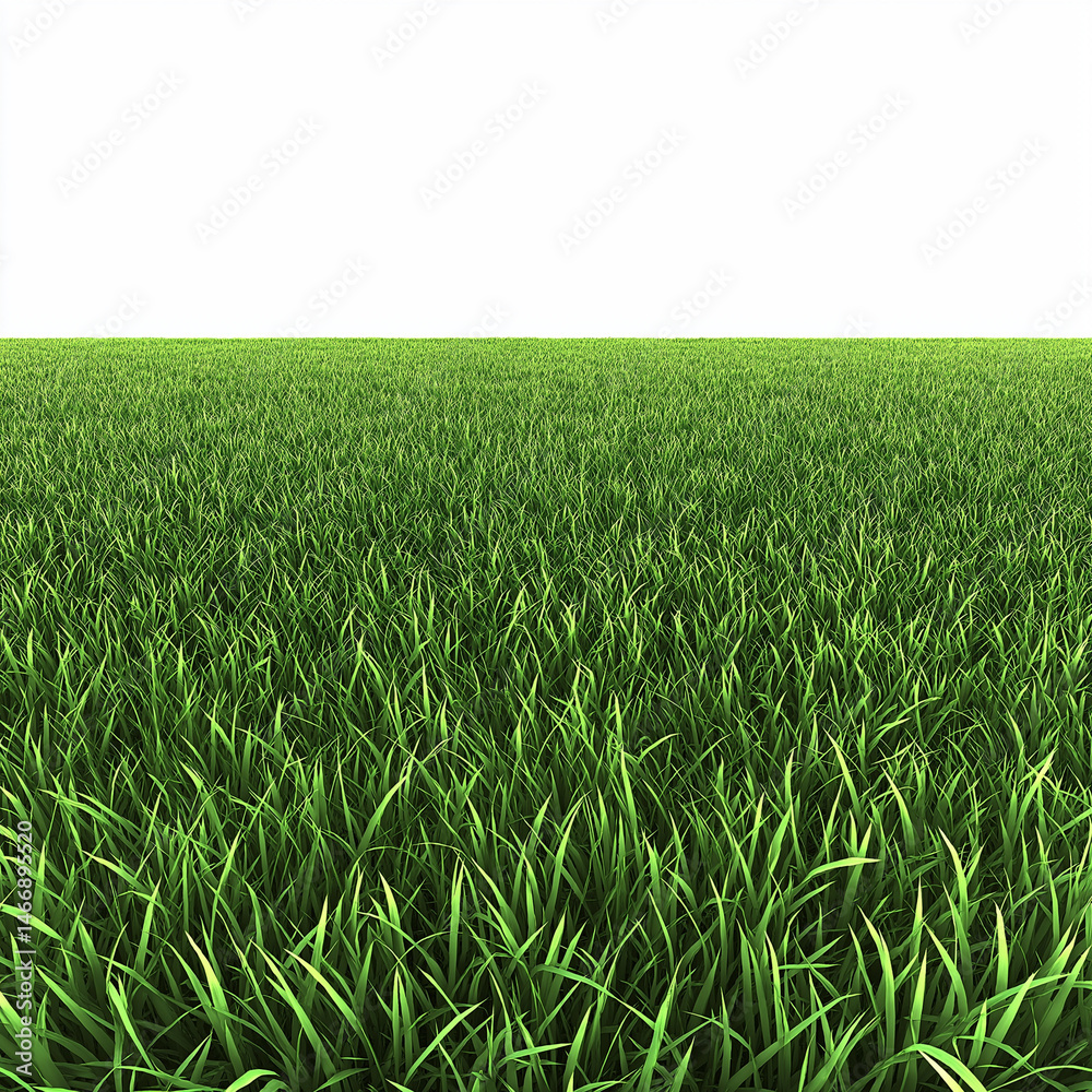 Obraz premium green wheat field