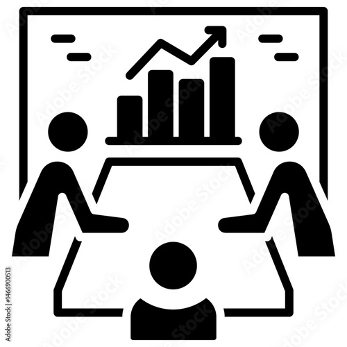 Business Training outline mixed icon