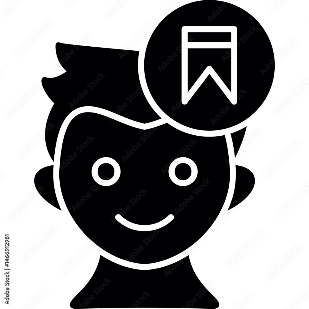 Obraz premium Bookmark icon