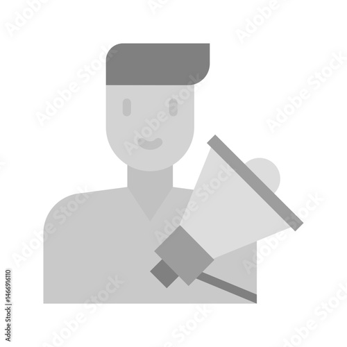 Announcement icon vector image. Suitable for mobile apps, web apps and print media.