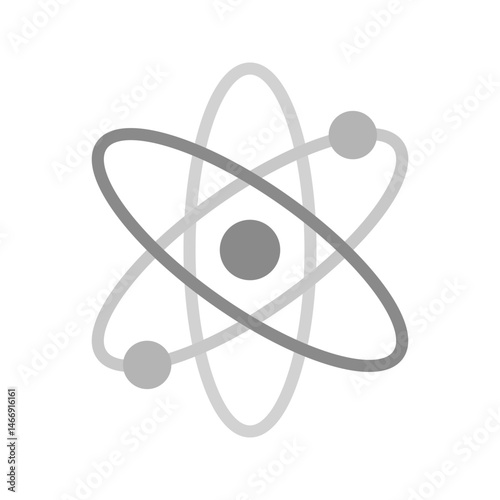 Atoms icon vector image. Suitable for mobile apps, web apps and print media.