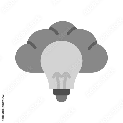 Brainstorming icon vector image. Suitable for mobile apps, web apps and print media.