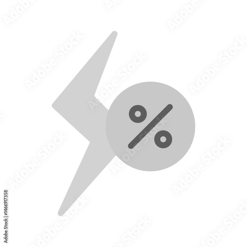 Cheap Energy icon vector image. Suitable for mobile apps, web apps and print media.
