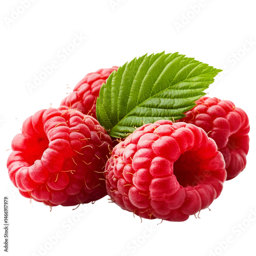 raspberry isolated on white