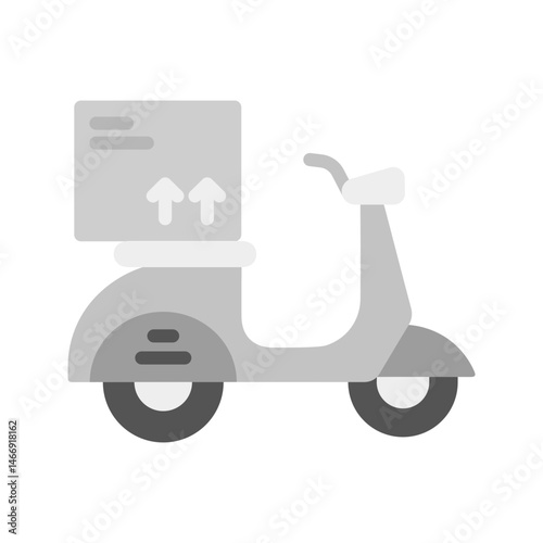 Delivery Bike icon vector image. Suitable for mobile apps, web apps and print media.